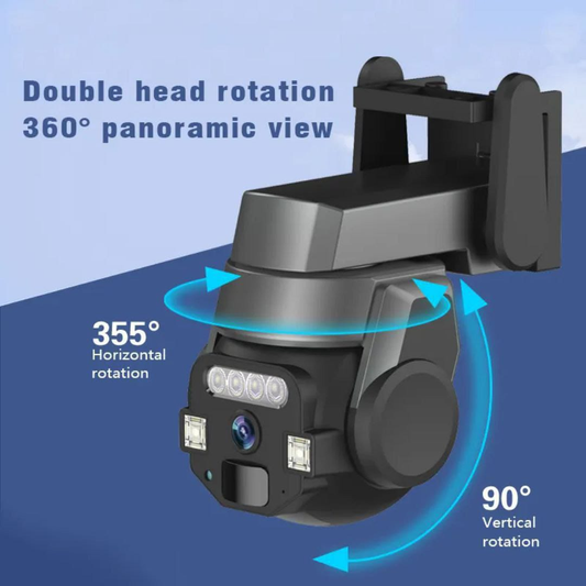 Cámara de Seguridad 4K Doble Lente - Modelo 1022 10.0  TECNOLOGIA