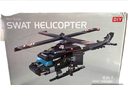 Set de Construcción "SWAT Helicóptero" - Modelo LCX-740A 10.0  JUGUETES