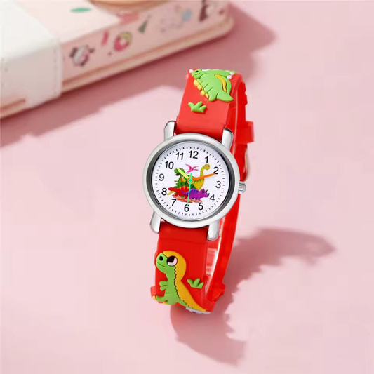 Reloj Infantil en diseño de Dinosaurio 10.0  JUGUETES
