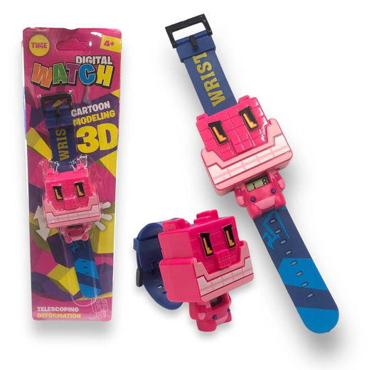 Reloj Infantil Digital con Figuras 3D 10.0 JUGUETES