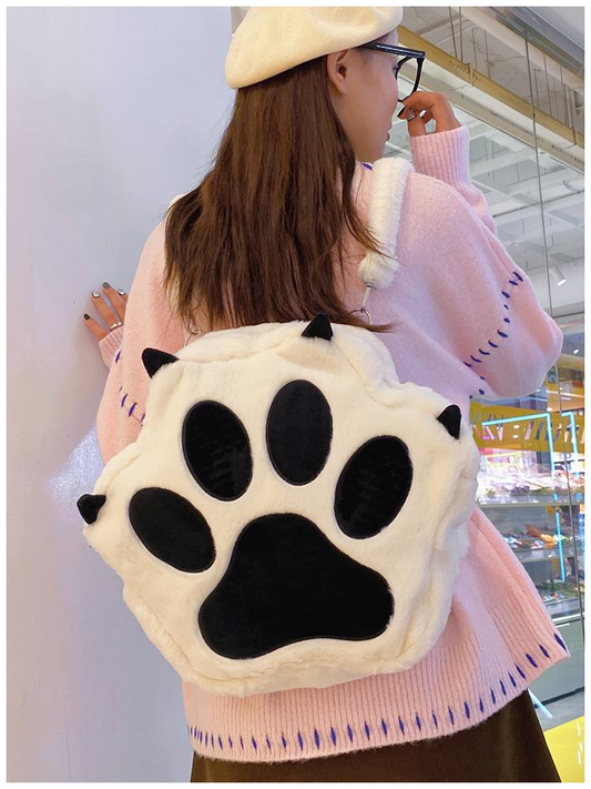 Bolso Escolar deFelpa Diseño de Patita 14.0