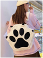 Bolso Escolar deFelpa Diseño de Patita 14.0