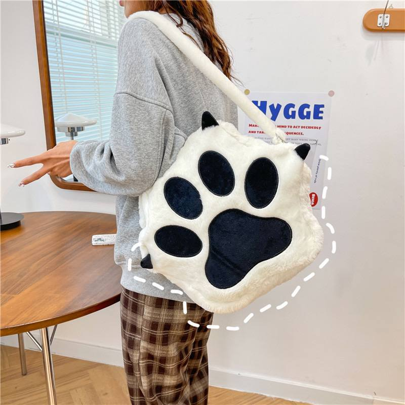 Bolso Escolar deFelpa Diseño de Patita 14.0