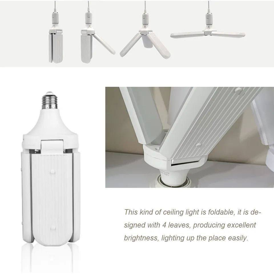 Foco en Forma de Ventilador LED Plegable  HOGAR