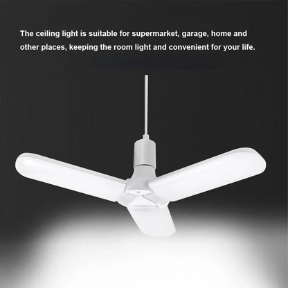 Foco en Forma de Ventilador LED Plegable  HOGAR