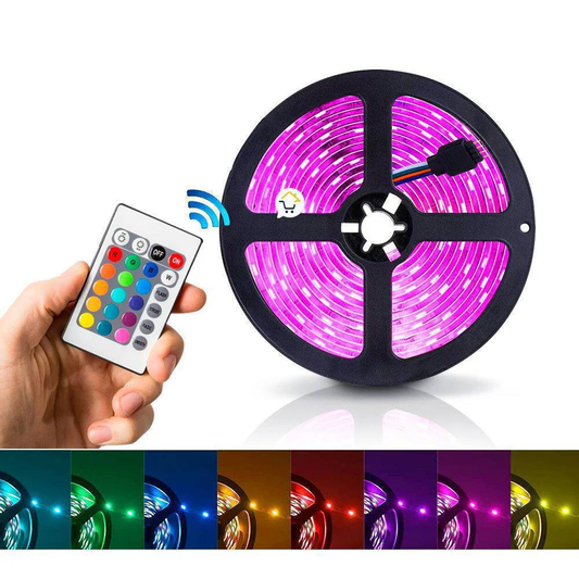 TIRA LED 5M + CONTROL REMOTO - HOGAR