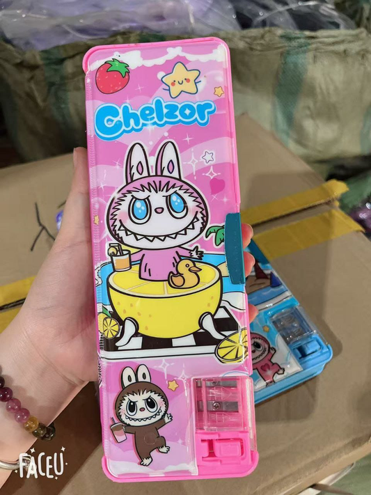 Cartuchera con Sacapuntas Labubu  3.0 PAPELERIA