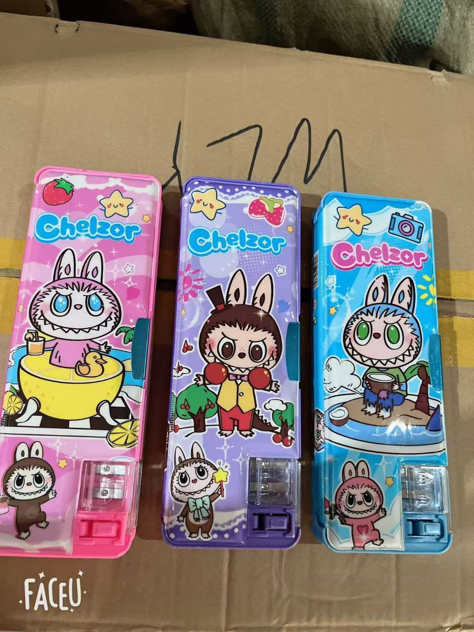 Cartuchera con Sacapuntas Labubu  3.0 PAPELERIA