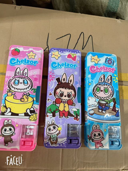 Cartuchera con Sacapuntas Labubu  3.0 PAPELERIA