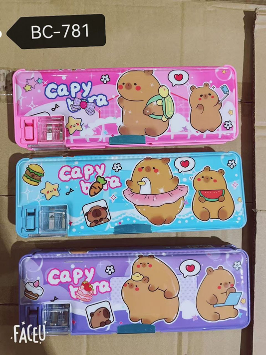 Cartuchera con Sacapuntas Capibara 3.0  PAPELERIA