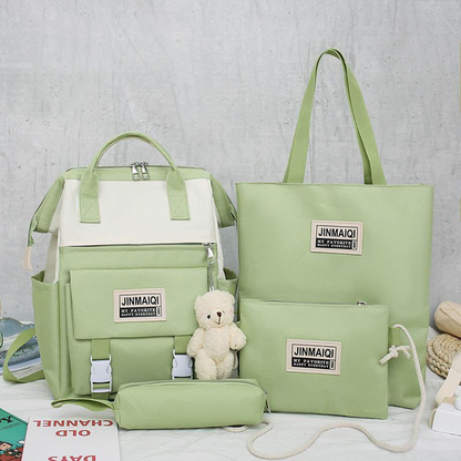 🎒 SET DE MOCHILAS JINMA  (4 PIEZAS) 11.0