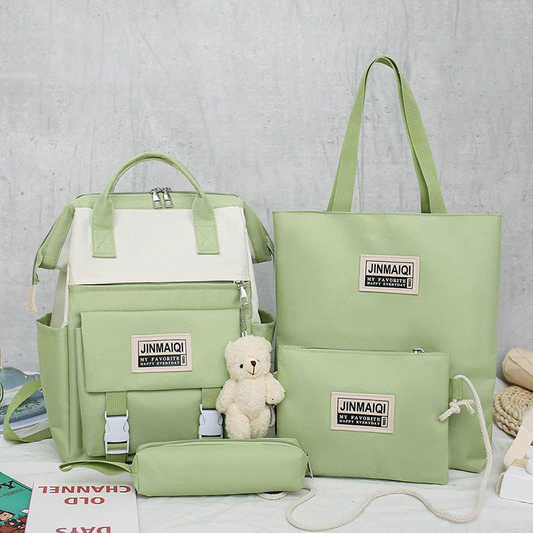 🎒 SET DE MOCHILAS JINMA  (4 PIEZAS) 11.0