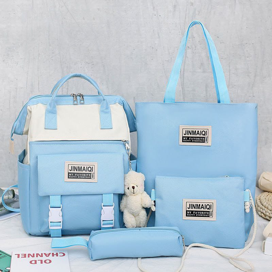 🎒 SET DE MOCHILAS JINMA  (4 PIEZAS) 11.0