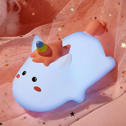 LÁMPARA DE NOCHE UNICORNIO TÁCTIL 13.0  HOGAR