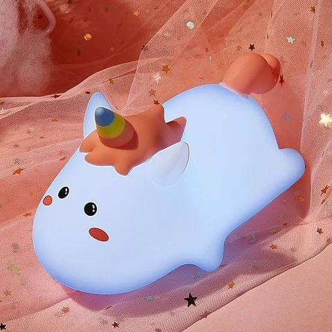 LÁMPARA DE NOCHE UNICORNIO TÁCTIL 13.0  HOGAR
