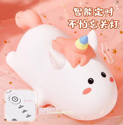 LÁMPARA DE NOCHE UNICORNIO TÁCTIL 13.0  HOGAR