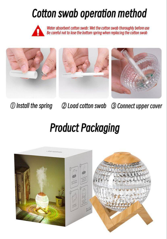 HUMIDIFICADOR ULTRASÓNICO DE CRISTAL 13.0 HOGAR