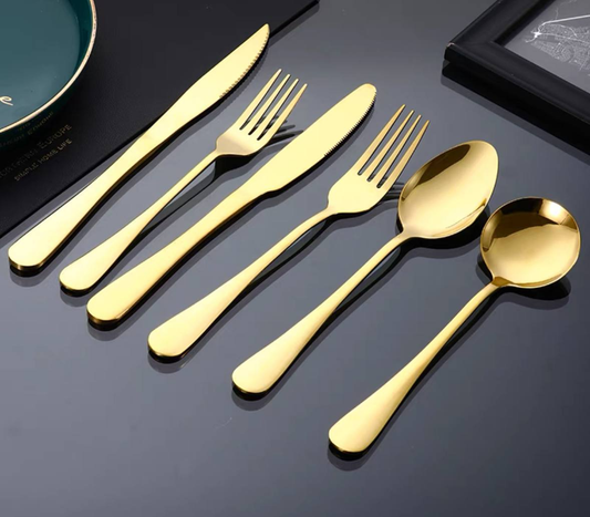 JUEGO DE CUBIERTOS DE LUJO 24 PIEZAS 13.0  COCINA