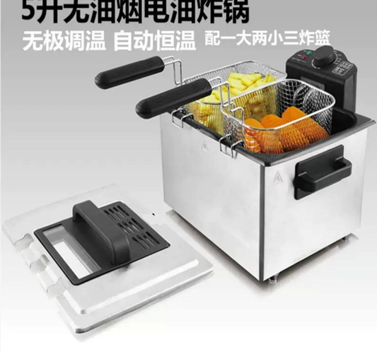 Freidora eléctrica de acero inoxidable:  13.0 ELECTRODOMESTICOS