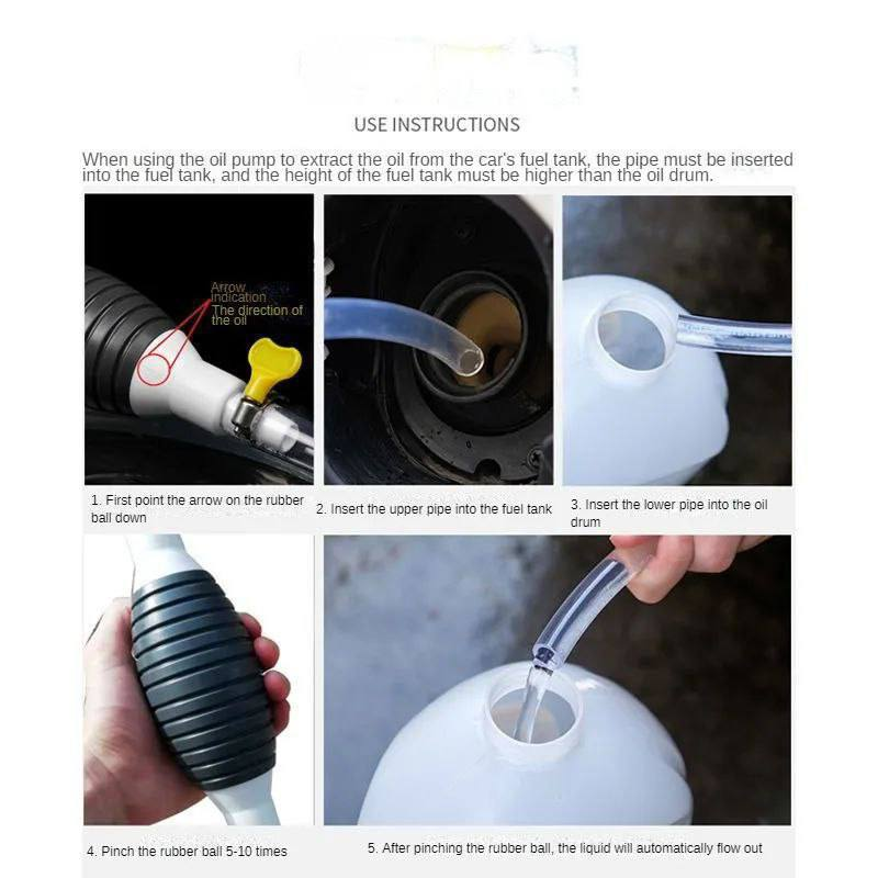 Bomba manual universal  para coche.- VEHICULOS