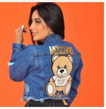 Chaqueta en Jean con Diseño  R 1 ROPA DE MUJER