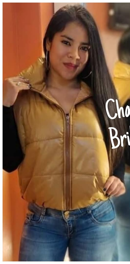 CHALECO BRILLOSO R 1 - ROPA DE MUJER