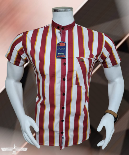 CAMISA MANGA CORTA A RAYAS  R2 ROPA DED HOMBRE