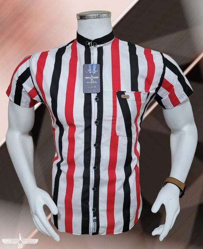 CAMISA MANGA CORTA A RAYAS  R2 ROPA DED HOMBRE