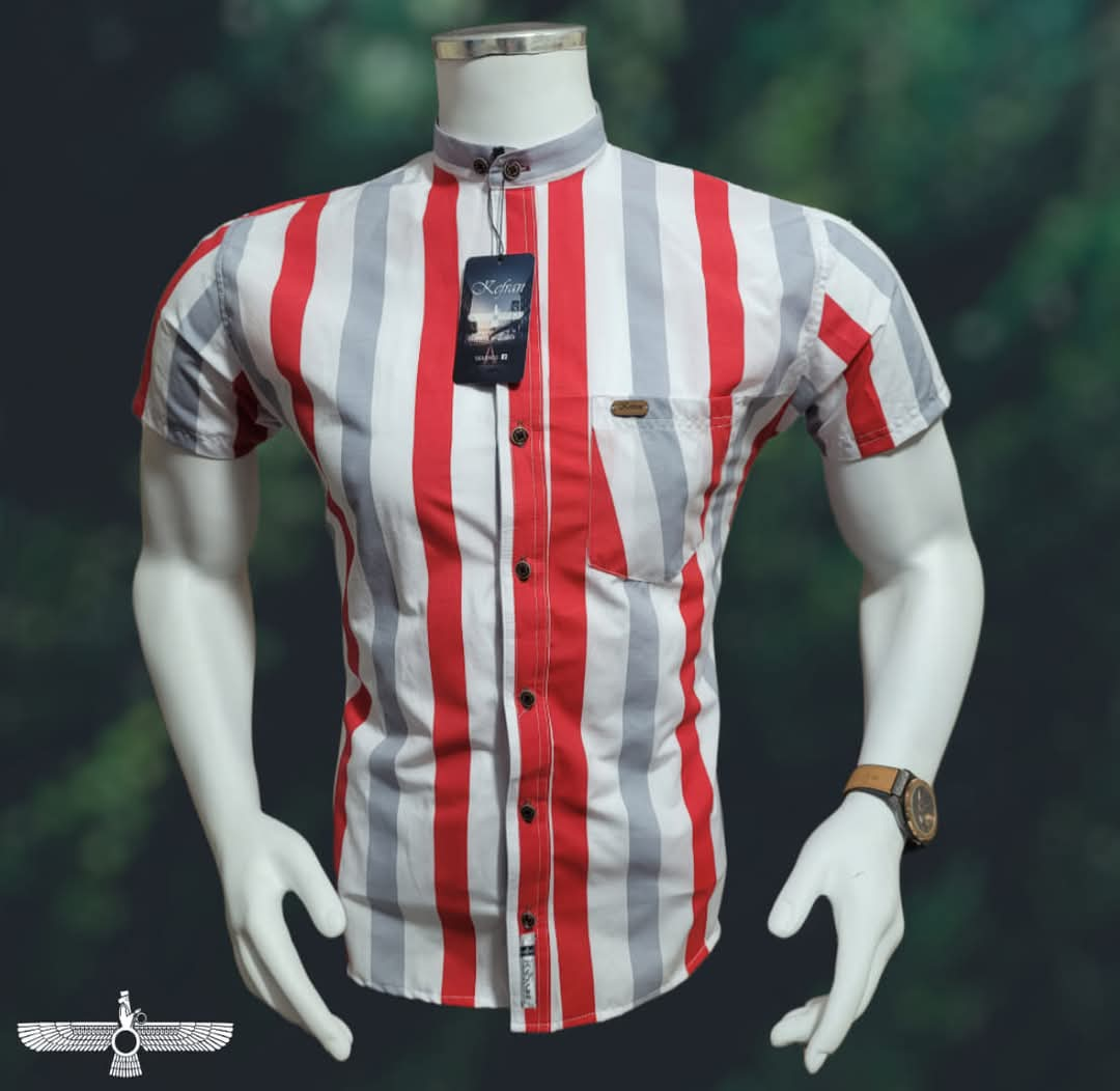 CAMISA MANGA CORTA A RAYAS  R2 ROPA DED HOMBRE
