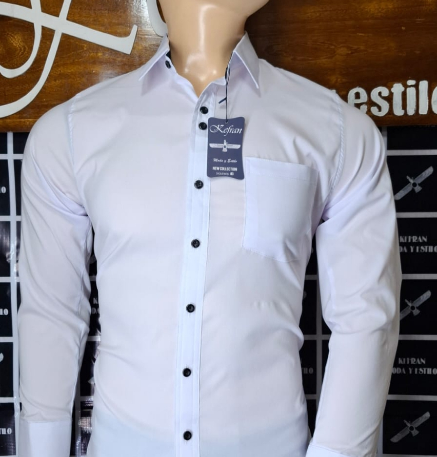 CAMISA MANGA LARGA - ESTILO JUVENIL R2 ROPA DE HOMBRE