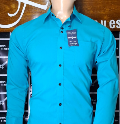 CAMISA MANGA LARGA - ESTILO JUVENIL R2 ROPA DE HOMBRE
