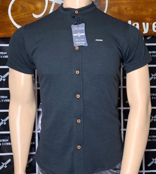 CAMOSA CON CUELLO MILITAR - R2 - ROPA DE HOMBRE