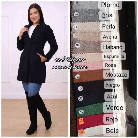 ABRIGO MELISSA  -R2- ROPA DE MUJER