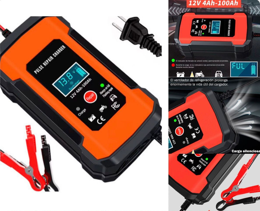 Cargador de Baterías Inteligente   modelo CTC-12V6A. 5.0  VEHICULOS