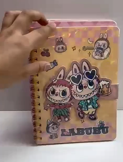 CUADERNO ANILLADO LABUBU 8.0  PAPELERIA