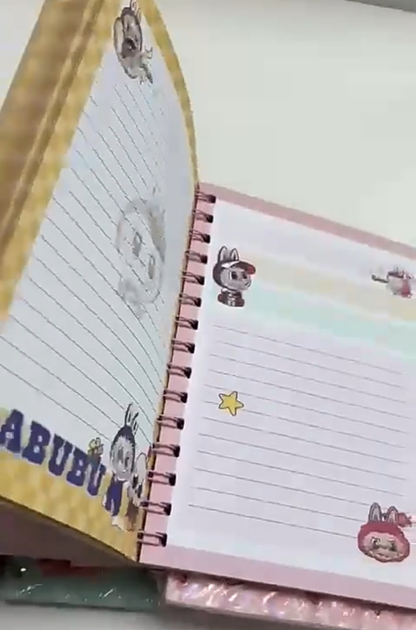 CUADERNO ANILLADO LABUBU 8.0  PAPELERIA