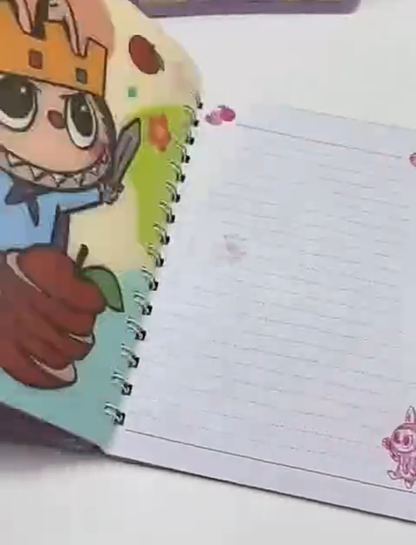 CUADERNOS ANILLADOS CON SEPARADORES LABUBU 8.0 PAPELERIA