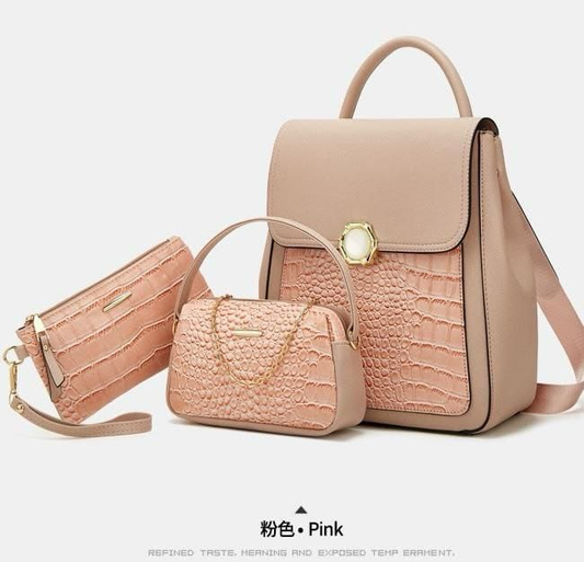 A. CARTERA MOCHILA 3 PIEZAS ALTA GAMA 13.0