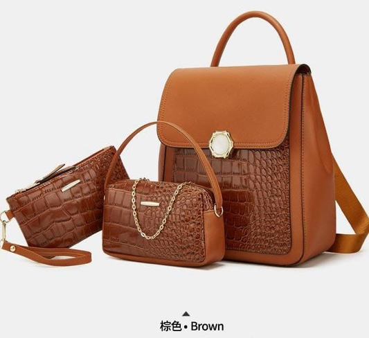 A. CARTERA MOCHILA 3 PIEZAS ALTA GAMA 13.0
