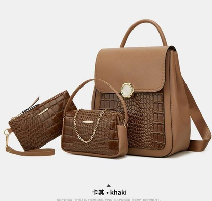 A. CARTERA MOCHILA 3 PIEZAS ALTA GAMA 13.0