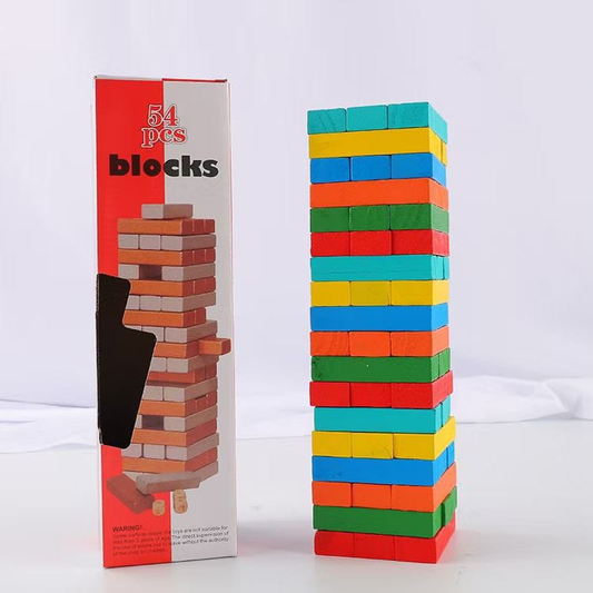 JENGA DE MADERA 54 PIEZAS  12.0  JUGUETES