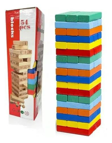 JENGA DE MADERA 54 PIEZAS  12.0  JUGUETES