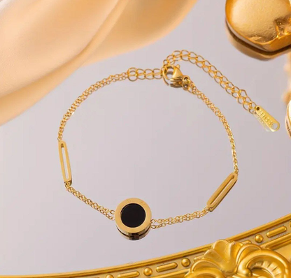 JUEGO DE PULSERA CON COLLAR EN ACERO  B2