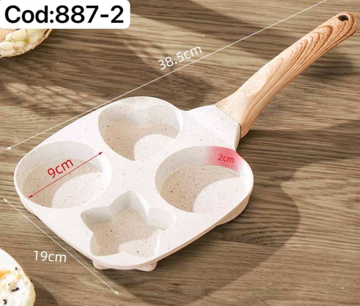Sartén Antiadherente Multiforma (4 hoyos) 13.0 COCINA