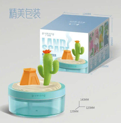 Humidificador con Forma de Paisajes y Luz Nocturna -13.0  HOGAR