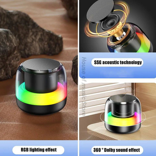 Altavoz Portátil Bluetooth con Luz LED 13.0 TECNOLOGIA  - HOGAR