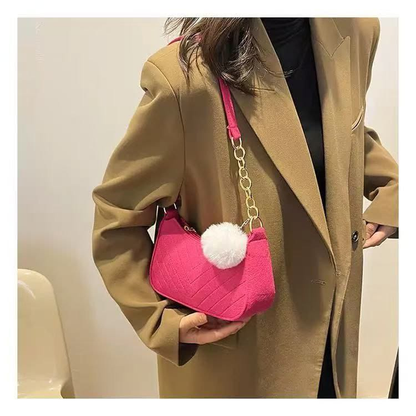 Cartera con Llavero ponpon 3.0