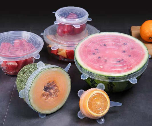 Set de Tapas de Silicon Transparente - COCINA  1.0