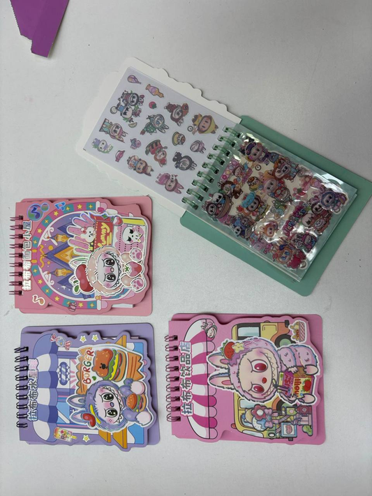 Cuaderno de Stickers Labubu 8.0 PAPELERIA
