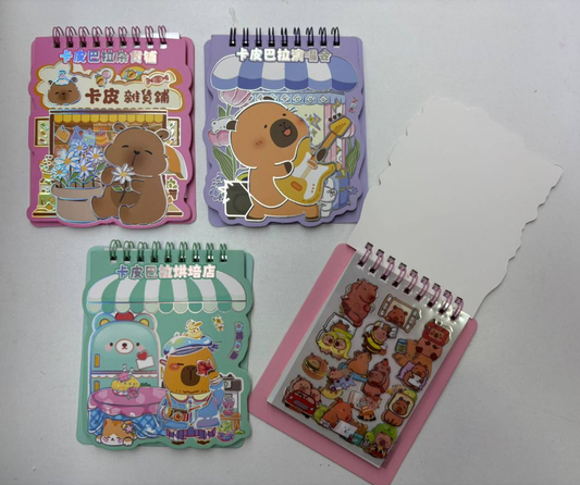Cuaderno de Stickers Capibara 8.0 PAPELERIA